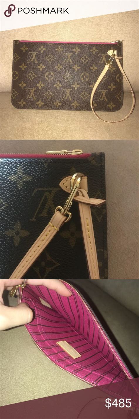 louis vuitton wristlet pink|authentic Louis Vuitton wristlet.